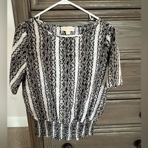 Snake Patterned MK blouse